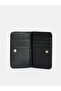 Black Leather Look Women's Wallet - 4
