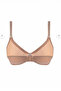 Women'S, Exclusive, Gathering Support, Non-Cupped, 100% Cotton, Bra - 2