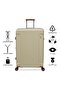 Premium 4 Piece Luggage Sets with PP Hardshell (14"20"24"28 ) 4224-CHAMPAGNE - 5