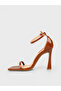Women's summer 11cm stiletto heel sandals - 574 1110-26 - tan patent leather - 3