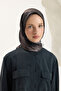 Patterned Twill Scarf Mix Smoke - 3