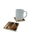 Horse Image Printed Natural Stone Coaster 10X10 1G-Arat1 - 2