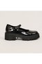 Maren Patent Leather Buckle Thick Sole Women's Mary Jane Shoes Black - 4