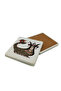 Şahmeran Printed Natural Stone Coaster 10X10 1g-ş4