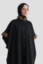 Fur detailed knitwear wear go black - 3