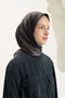 Patterned Twill Scarf Mix Smoke - 2
