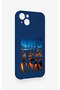 iPhone 14 Plus/15 Plus Compatible Amsterdam Patterned Silicone Case - 3