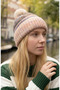 Norden ™   Pompom Ethnic Patterned Soft Textured Knitted Beanie 2748 - 3