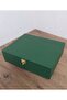 Leather Covered Wooden Watch Box, 12 Watch Storage Box, Stylish Watch Organizer - 4
