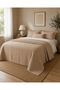 100% Cotton Muslin Double Pique Set and Pillowcase - 2
