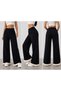 Women's Comfortable and Stylish Knitwear Trousers with Ruffle Detail - 2