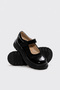 Genuine Leather Black Patent Leather Suede Girls' Casual Shoes 316Xka3747 - 3