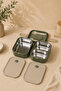 Sunday 304 Stainless Steel 2 X 400 ml Food Storage and Nutrition Container - 2
