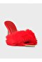 Women's Summer 11cm Thin Heeled Slippers - 574 5555 - Red Patent Leather - 2