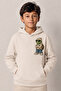 Boy's Hooded Printed Sweatshirt – Casual Hoodie with Kangaroo Pocket