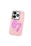Tecno Spark 20/20C Compatible Number Six Seven Written Pattern Shock Absorbing Camera Protected Pink Silicone Case - 3