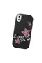 iPhone X/Xs Compatible Leopard Pattern Stars Pattern Shock Absorbing Black Silicone Case with Camera Protection - 3