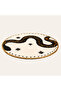 Dadrı Black-Yellow American Service Plate 35 cm - 4