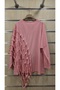 Italian Blouse with Wide Cut and Mesh Detail - 5