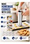 Biscuit Press Gun 10 Pcs Set | Aluminium Cookie Maker With 20 Cookie Shapes | Manual Cookie Press For Biscuits Icing Decorating Baking - 4
