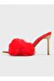 Women's Summer 11cm Thin Heeled Slippers - 574 5555 - Red Patent Leather - 3