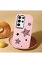Pink Silicone Case with Leopard Pattern Stars Pattern Compatible with Samsung Galaxy S23 Ultra Shock Absorbing Camera Protection - 2