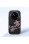 Vivo X200 Pro Compatible Leopard Pattern Stars Pattern Shock Absorbing Black Silicone Case with Camera Protection