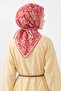 Soft Scarf Paisley Red - 2