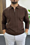 Men's Polo Collar Sweater 3-Piece Set T3 Edwtk195 - 4