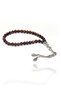 Cat's Eye Sphere Cut Alpaca Tassel Agate Natural Stone Prayer Beads 201025851