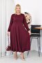 Plus Size Flared Modal Fabric Dress