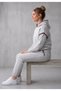 Women's Grimelange Hooded Oversize Tracksuit Set with Decorative Stitching Detail - 2