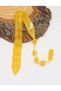 Hareli Yellow Colored Special System Tasseled Powder Amber Fish Prayer Beads 201025853 - 3