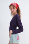 V-Neck Long Sleeve Blouse B1032 - 4