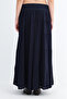 Elastic Waist Lined Long Skirt E18488 - 6
