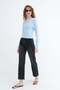 Wide Leg Jean Pants Pn1070