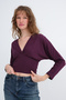 V-Neck Long Sleeve Blouse B1032 - 2