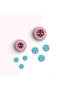Columbina Flower Mini Polymer Clay Cutting Mold,Jewelry Molds,Ornament Molds,Ceramic Mold,No:400