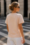 Women's Puppy Mouth Mercerized Interlock 100% Cotton Oversize T-Shirt - 6