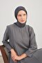 Shiny Scarf Monogram Anthracite - 3