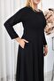 Plus Size Flared Modal Fabric Dress - 7