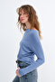 Kayık Yaka Basic Blouse B1888 - 4