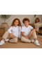 Girls' and Boys' Polo Collar School T-Shirt 2-Pack - Long Sleeve & Short Sleeve Pique - 4