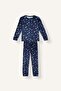 2-Piece Pajama Set with Space Print for Boys (26 Cw)