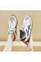 Women's Blue Striped Sneakers - 2