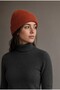 Tile Winter Knitted Beanie |   Unisex Ribbed Folded Model - 3