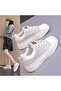 Women's Khaki Chunky Lace-Up Sneakers
