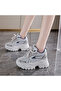 Women's Gray Platform Sneakers