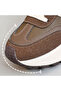 Women's Brown Striped Platform Lace-Up Sneakers - 7