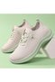 Women's Knit Sports Lace-Up Sneakers - 2